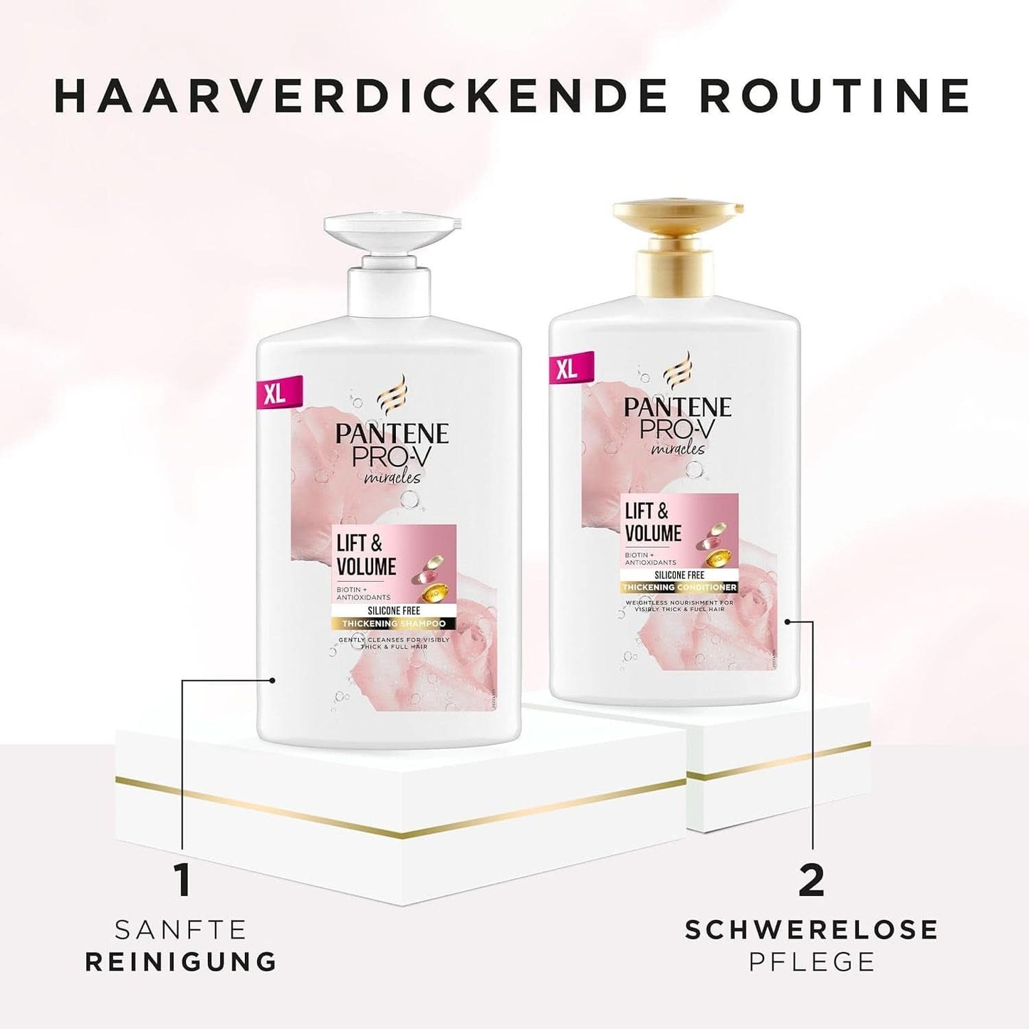 Pantene Pro-V Miracles Lift'N'Volume, XXL, 1 litru Duș și baie Naty Shop