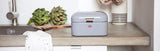 Wesco 235 001 Mini Grandy coș pentru pâine 17 x 18 x 12 cm (L/W/H) roz, oțel inoxidabil Cutii depozitare alimente Naty Shop