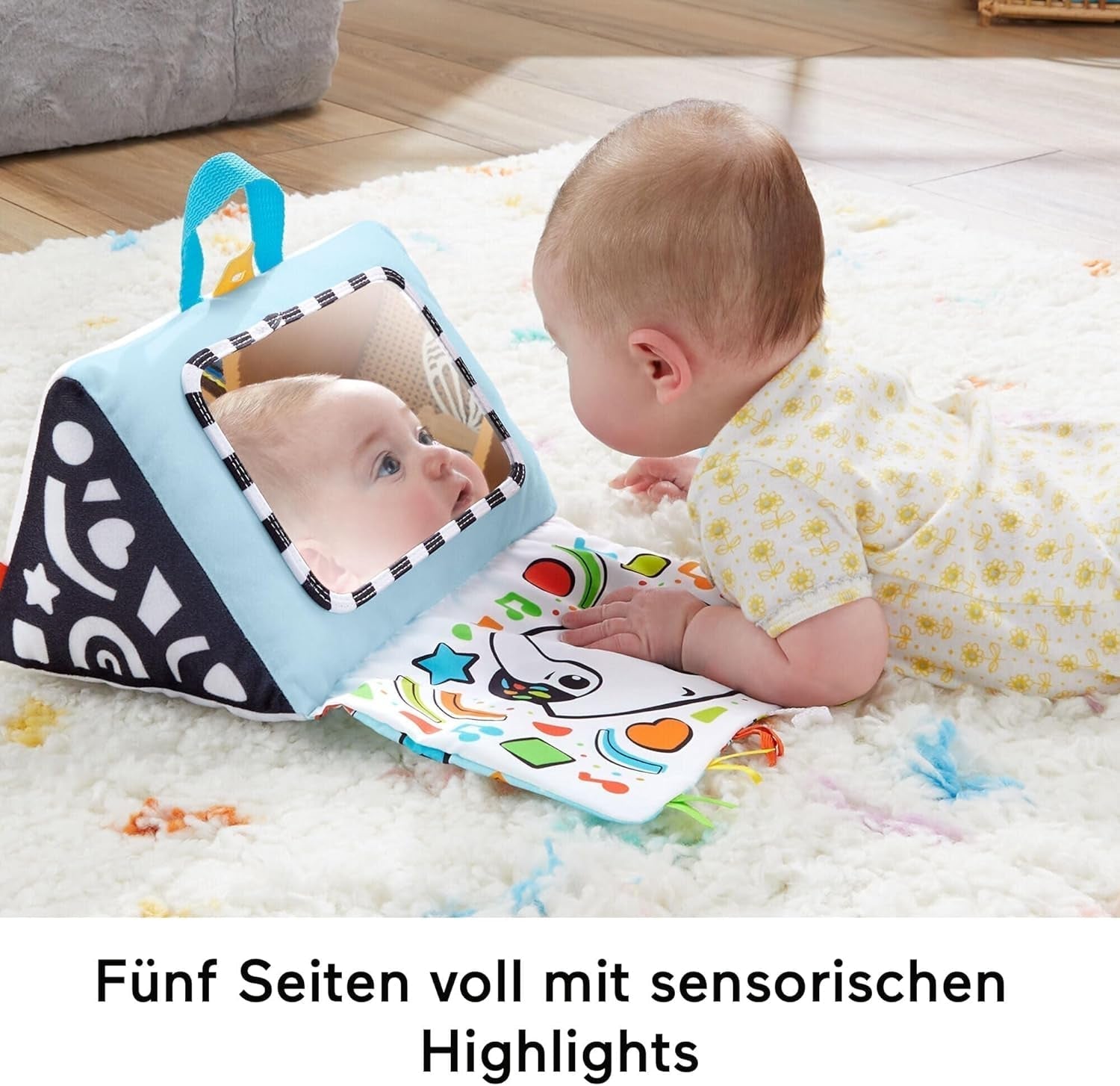 FISHER-PRICE Kick & Play Soft Piano - Pian de jucărie moale și portabil, design în creștere, clape colorate, pentru bebeluși de la naștere, HND54 Jucarii Bebe Naty Shop