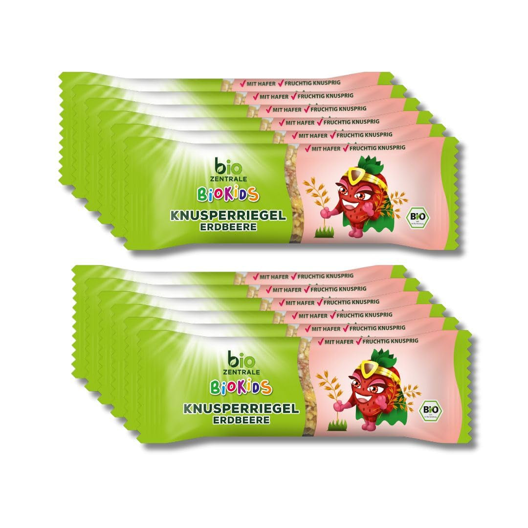Batoane crocante cu căpșuni 12 x 20g