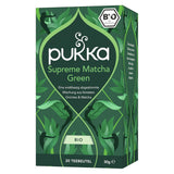 Pukka | Ceai de plante organic „Mint Matcha Green” | Mentă, mentă piperată și matcha | Ceai verde pentru prospețime dimineața | Pachet de 1 | 20 pliculețe de ceai