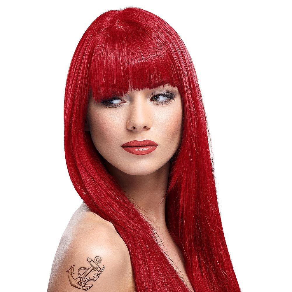 Culoare de păr semipermanentă Directions 88ml - Fluorescent Orange Vopsea pentru par Naty Shop Roșu 88 Ml (1 pachet)