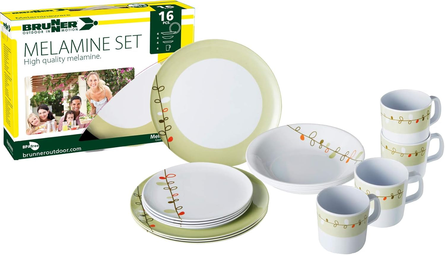 Set de veselă din melamină, design Esprit