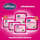 Pernă Silentnight Ultrabounce, alb, microfibră, alb, pachet de 2 Perne standard Naty Shop