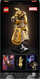 LEGO 76191 Marvel Super Heroes Infinity Glove, Set Avengers pentru adulți cu modelul mănușii lui Thanos de construit, articol pentru fani, cadou pentru bărbați, femei, ea și el Seturi de constructie Besuche den LEGO-Store