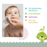 Șervețele umede Cleanic Baby Eco Pure Water – (1 x 50 buc.) Șervețele umede pentru copii și sugari – fără parfum, se pot arunca la toaletă, piele sensibilă – 50 buc.