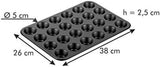 Tava pentru copt, 38 X 26 X 2,5 cm Matrite si tavi pentru copt Naty Shop