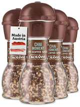 Topping pentru cafea Kotanyi Cacao Kiss | Ciocolată minunată cu bucăți fine de ciocolată, pachet de 4 (4 X 63 grame) Naty Shop Chai Moment 4 x 50 grame