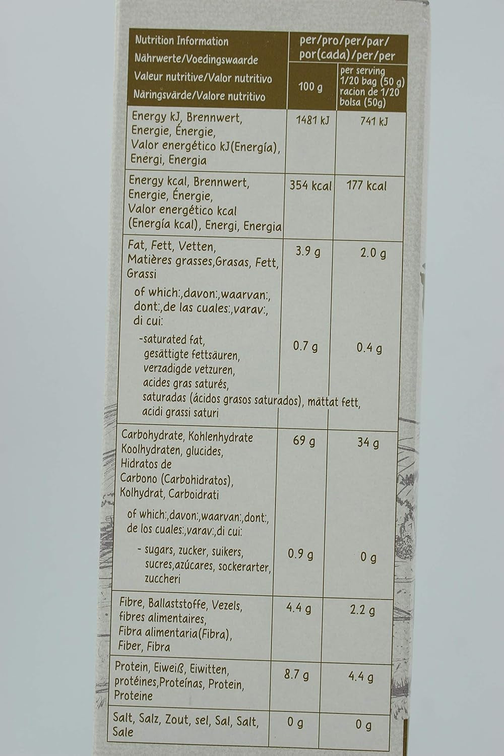 Grace nnvg - Orez lipicios negru, (1 x 1 kg)