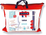 DODO Pernă din 2 piese, 50 X 70 cm, Confort mediu, Pernă sintetică Taiga, Senzație ultramoale și respirabilă, Lavabilă la mașină la 40 °C Perne standard Naty Shop
