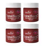 Culoare de păr semipermanentă Directions 100 ml cutie 4 pack (Pillarbox Red) Vopsea pentru par Naty Shop Pillarbox Roșu 400 Ml (1 pachet)