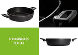 Woll Nowo Titanium Kasserolle - Induktiv -, Ø 32 Cm, 8 Cm Hoch, 5.5 Liter, Mit 2 Seitengriffen - Geeignet Für Alle Herdarten Matrite si tavi pentru copt Naty Shop