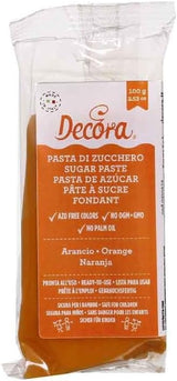 0310172 FONDANT PORTOCALIU 100 G Pasta de zahar Naty Shop Default Title