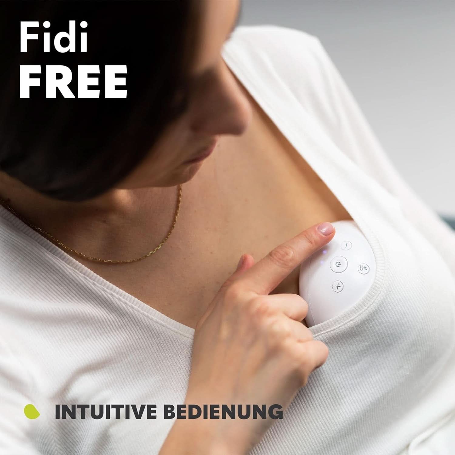 Pompa electrică de sân LIONELO Fidi Free 2, mod masaj, 5 niveluri de intensitate Accesorii Hrana si Alaptare Bebe Naty Shop
