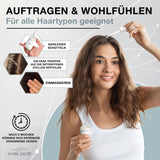 Hairlexier remediu de creștere a părului pentru femei - ulei de rozmarin pentru păr, ulei de păr cu ulei de ricin, ulei de lavandă, ser natural pentru păr împotriva căderii părului difuz, susține creșterea părului, vegan și organic + caiet de lucru Ingrijirea parului Naty Shop