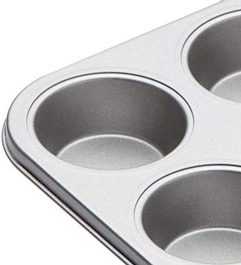 Tavă de copt pentru brioșe Kitchencraft, înveliș antiaderent, pentru 12 brioșe, 35 cm X 27 cm Matrite si tavi pentru copt Naty Shop