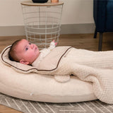 Pernă de alăptare multifuncțională, 4 în 1, Soft Nova, bej, pernă unică: 202 cm, fotoliu, 40 X 75 X 22 cm Accesorii Hrana si Alaptare Bebe Naty Shop