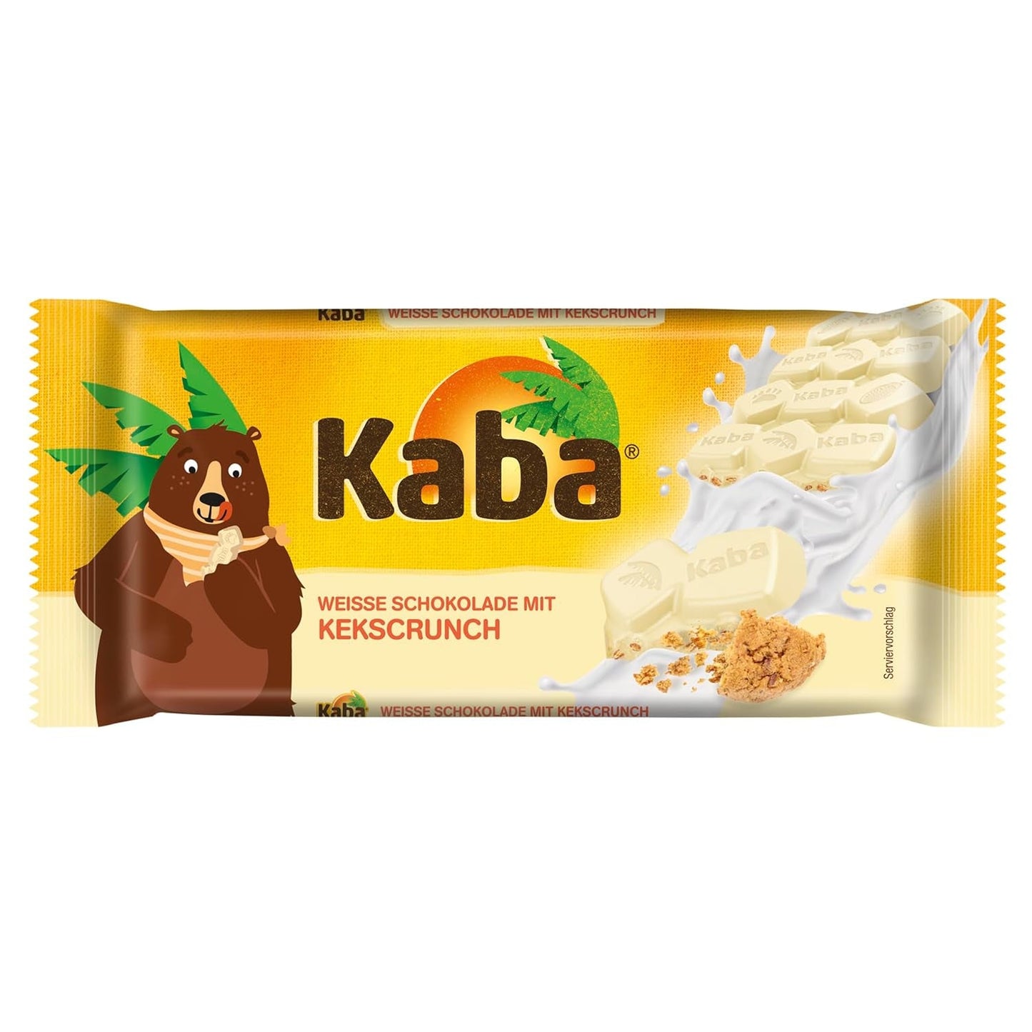 Ciocolată Kaba cu lapte integral și cremă de lapte, tabletă de ciocolată umplută, tabletă de 90 g, ciocolată care se topește în gură cu cremă ușoară de lapte și aromă originală Kaba