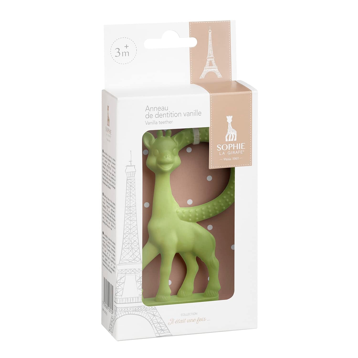 Girafa Sophie – A fost odată – Inel de dentiție cu vanilie (culoare aleatorie)