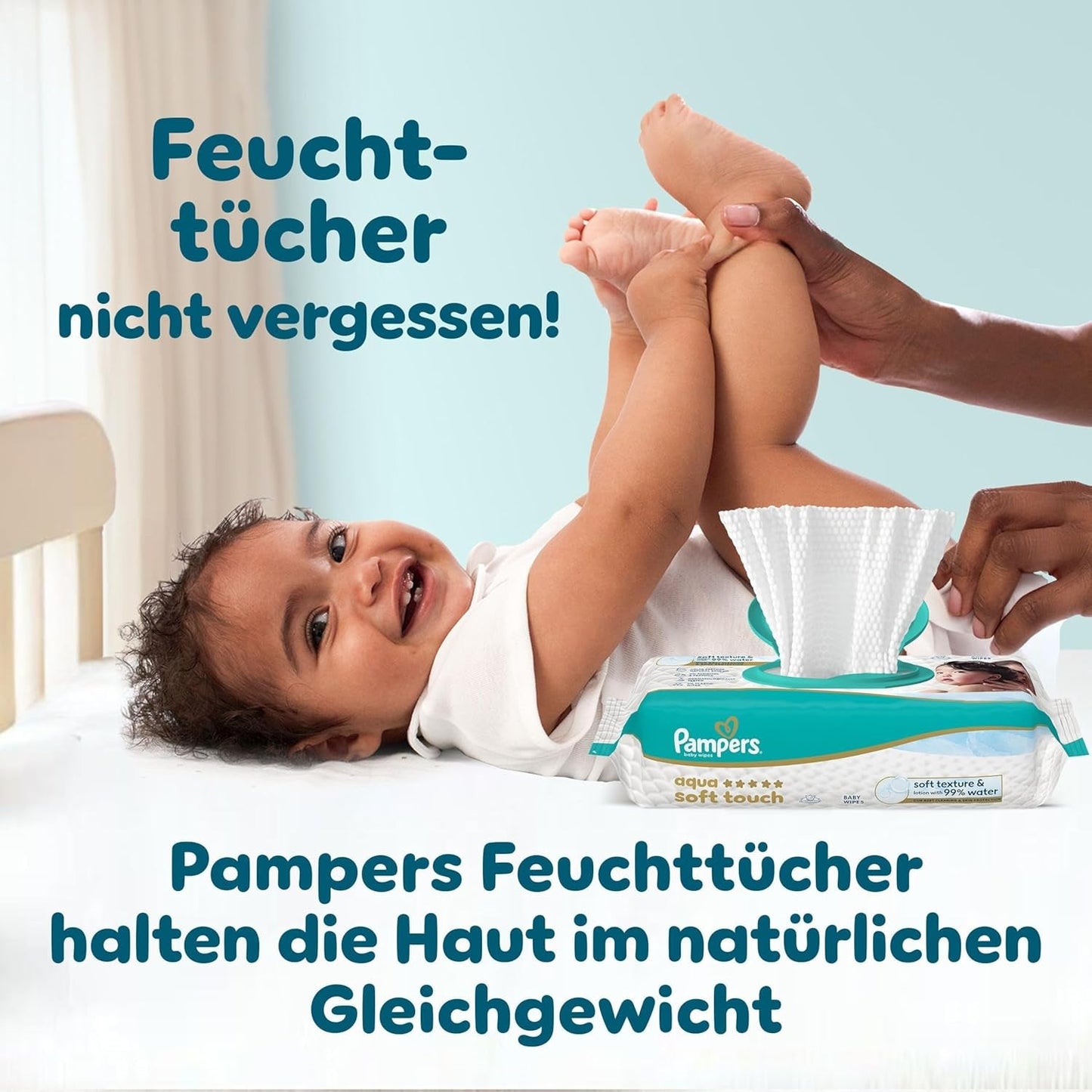 Pampers Premium Protection Mărimea 5, 152 scutece, 11 kg-16 kg, protecția noastră numărul 1 împotriva pielii și scurgerilor