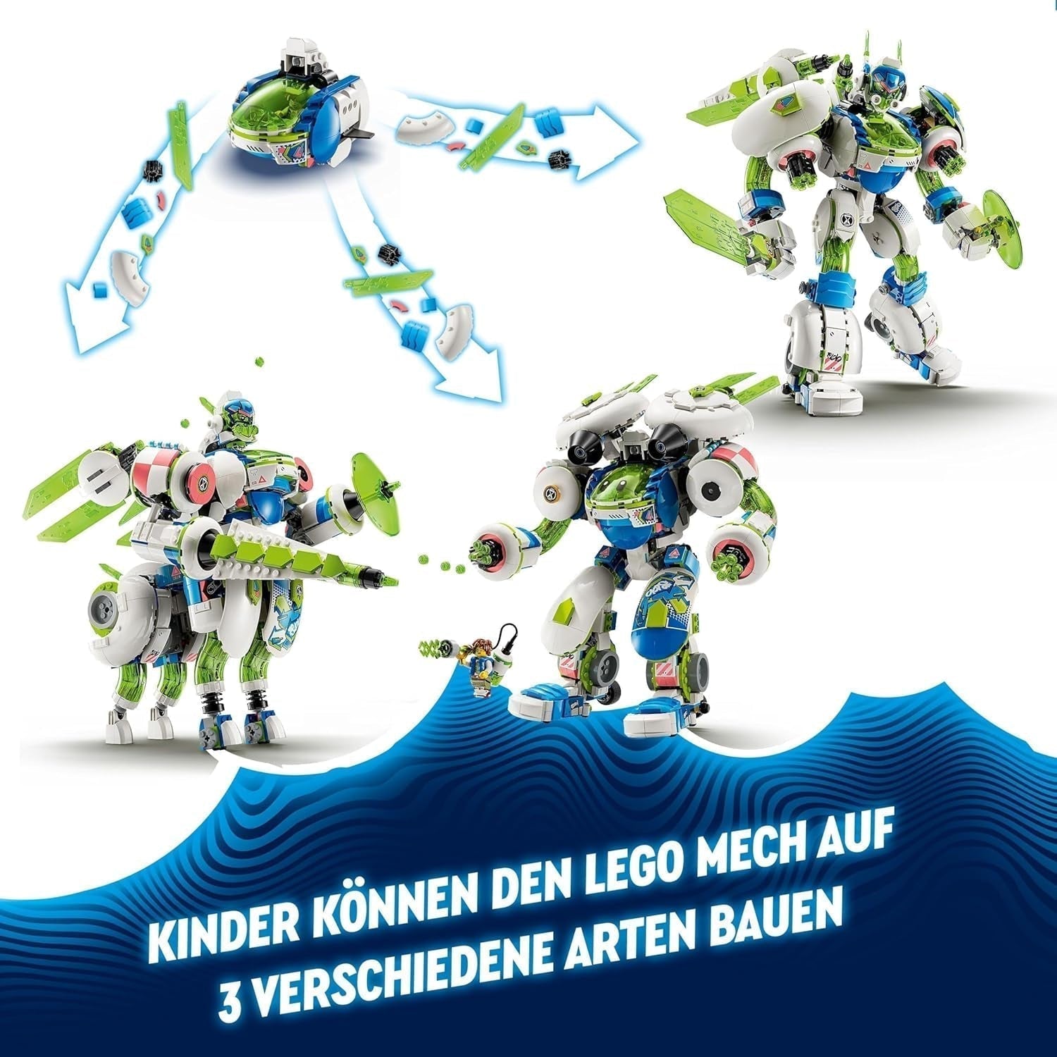 LEGO Dreamzzz 3-In-1 Mateo And Z-Blob The Knight Mech, set de joacă de reconstruit pentru băieți și fete de la 10 ani, cadou pentru copii, set fantezie, robot în 3 variante, jucărie de aventură 71485 Seturi de constructie Besuche den LEGO-Store