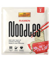 Tăiței Ramen LEE KUM KEE - ramen asiatic cu o textură delicată și fină, clasicul pentru supe ramen și mâncăruri la wok, tăiței semi-uscați, două porții per pachet, pachet multiplu de 6 x 180g