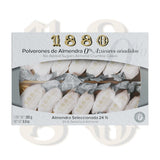 – Polvorones artizanale, 0% zahăr adăugat, Calitate superioară, Aluat tipic de Crăciun, Rețetă artizanală, Ambalat individual, 280 grame