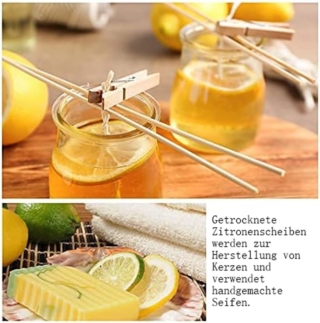(£0.55) Felii uscate de lămâie, ceai de lămâie, fructe citrice acre și răcoritoare, fără zahăr, vegan și kosher, 250g (0.25kg) (250g) Produse deshidratate Naty Shop