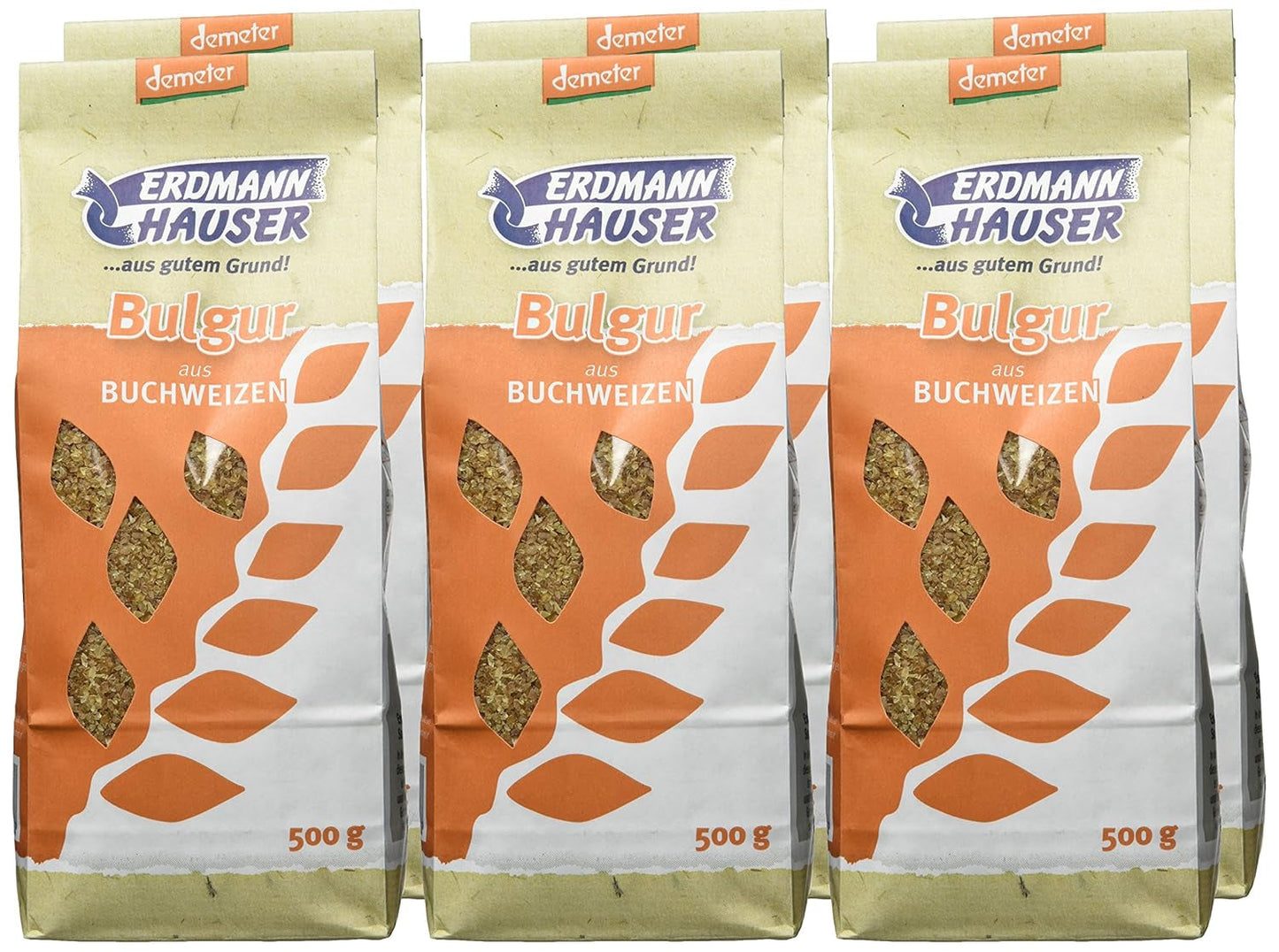 Bulgur de hrișcă organic, pachet de 6 (6 x 500 g)