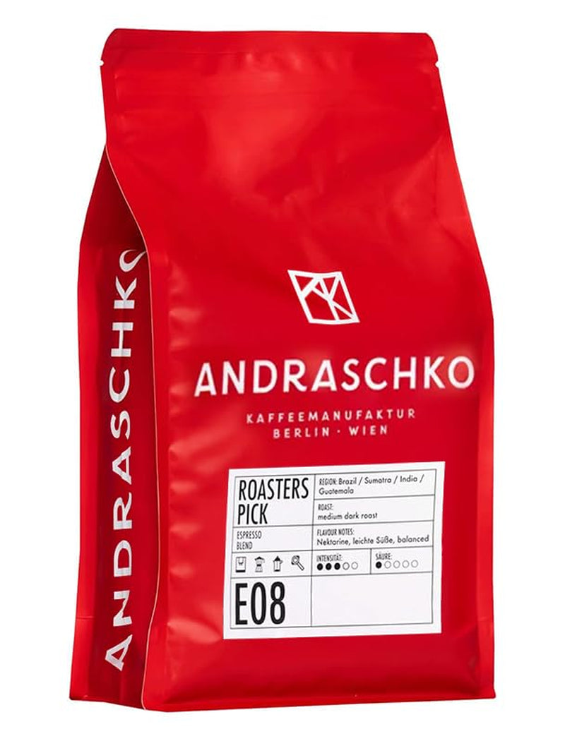 Roasters Pick Espresso Blend - 100 % Arabica, ganze Bohne - vielschichtige Röstung - frisch in Berlin geröstet - 500 g