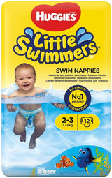 Scutece de înot Huggies Little Swimmers, mărimea 3-4 (7-15 kg), 1 pachet a câte 20 de bucăți