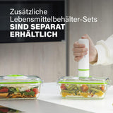 Set de recipiente din sticlă pentru păstrarea alimentelor Princess cu sigilator de vid portabil - inclusiv pompă de vid electrică, cablu de încărcare USB, 2 recipiente pentru gătit și alimente, 2 capace fără BPA, 492985 Cutii depozitare alimente Naty Shop
