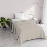 Cuvertură de vară Satin Stripes, poliester, crem, 260X250 Cm Plapumi si pilote Naty Shop Turtle porumbel 170X250 Cm