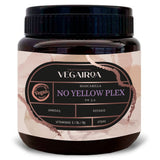 VEGAIROA - No Yellow Plex Mask - Mască neutralizantă pentru tonuri galbene și portocalii - Îngrijire hidratantă - Pigment violet - Produs profesional vegan de coafură - 275 g Masca de par Naty Shop Titlu implicit