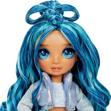 Rainbow High Winter Wonderland - Skyler (albastru) - păpușă de modă de 28 cm, cu zăpadă magică ascunsă care se acumulează cu apă, cu set de om de zăpadă, potrivită pentru copii de la 4-12 ani și colecționari Papusi Naty Shop