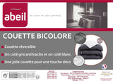 Abeil plapuma 200 X 200 Cm, bicolor, alb și gri Plapumi si pilote Naty Shop