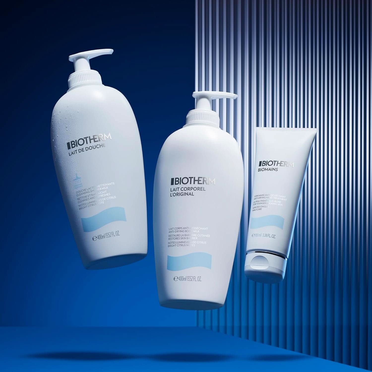 Biotherm, loțiune de duș revigorantă pentru hidratare intensivă și o senzație de corp neted, 400 ml Duș și baie Naty Shop