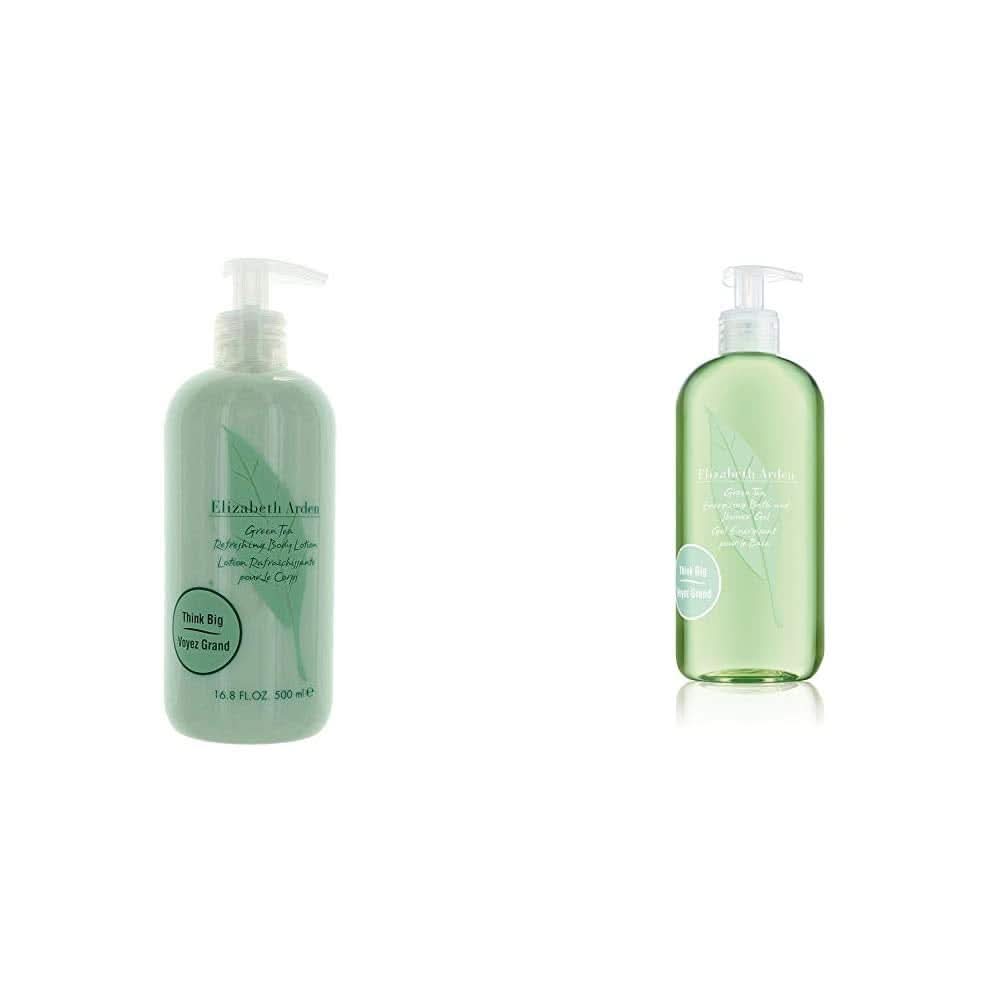 Elizabeth Arden - loțiune de corp răcoritoare cu parfum de extract de ceai verde, 500 ml Duș și baie Naty Shop Set Lotiune de Corp + Gel de Dus
