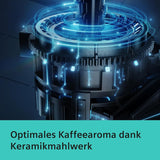 Espressor automat Siemens EQ.6 plus s700 TE657503DE, pentru multe specialități de cafea, spumator de lapte, râșniță ceramică, funcție dublă de cafea, anticalcar, curățare automată cu abur, 1500 W, oțel inoxidabil