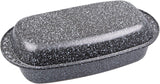 C|H|G Brotback- Und Bratenform Mit Deckel "Granito", Skandia Xtreme Plus: 4-Fach Antihaftbeschichtung in Granitoptik, 37 X 20 X 7 Cm, Made in Germany Matrite si tavi pentru copt Naty Shop
