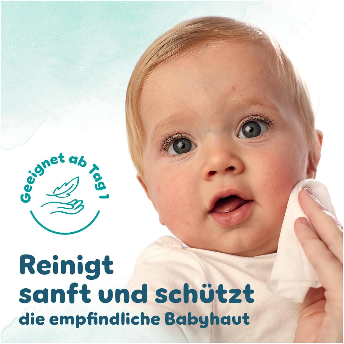Șervețele umede Pampers Harmony Aqua, 15 pachete a câte 48 de șervețele fiecare - 720 de șervețele în total, ajutând la restabilirea echilibrului natural al pH-ului pielii, loțiune ușoară cu 99% apă