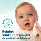 Șervețele umede Pampers Harmony Aqua, 15 pachete a câte 48 de șervețele fiecare - 720 de șervețele în total, ajutând la restabilirea echilibrului natural al pH-ului pielii, loțiune ușoară cu 99% apă