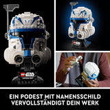 LEGO 75349 Star Wars Captain Rex Helmet Set, modelul Clone Wars de colecționat pentru adulți, seria 2023, piesă suvenir și idee de cadou Seturi de constructie Besuche den LEGO-Store