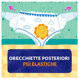 Scutece Pampers Sun and Moon, Unisex, Junior, Mărimea 5 (11-25 kg), 120 de scutece