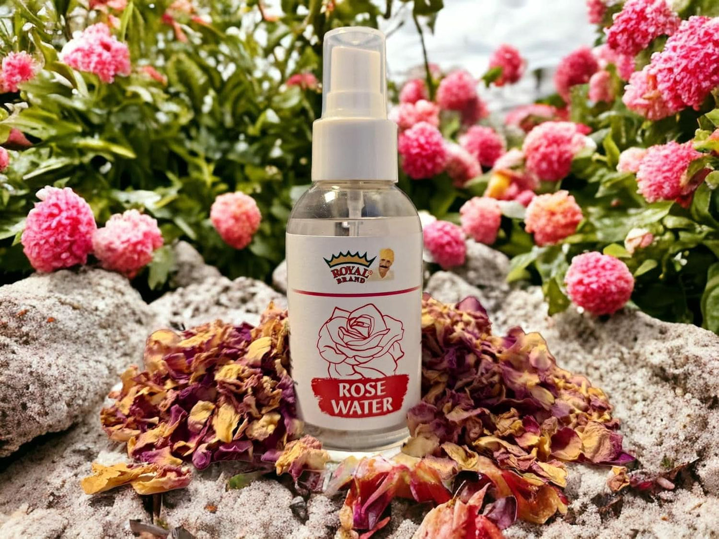 BIO Apă de trandafiri pentru gătit și coacere, 100 ml Arome Naty Shop