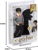 Mattel Harry Potter - Păpușă de colecție (aprox. 26 cm) cu uniformă Hogwarts, halat Gryffindor și baghetă, jucărie de la 6 ani FYM50 Action figures Naty Shop