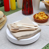 Table Kind | 100 pachet vrac Șervețele moi din hârtie reciclată, șervețele de petrecere de unică folosință maro, potrivite pentru uz zilnic, ecologice, Kraft, nealbite, compostabile, fabricate în UE, 2Ply, 33cm