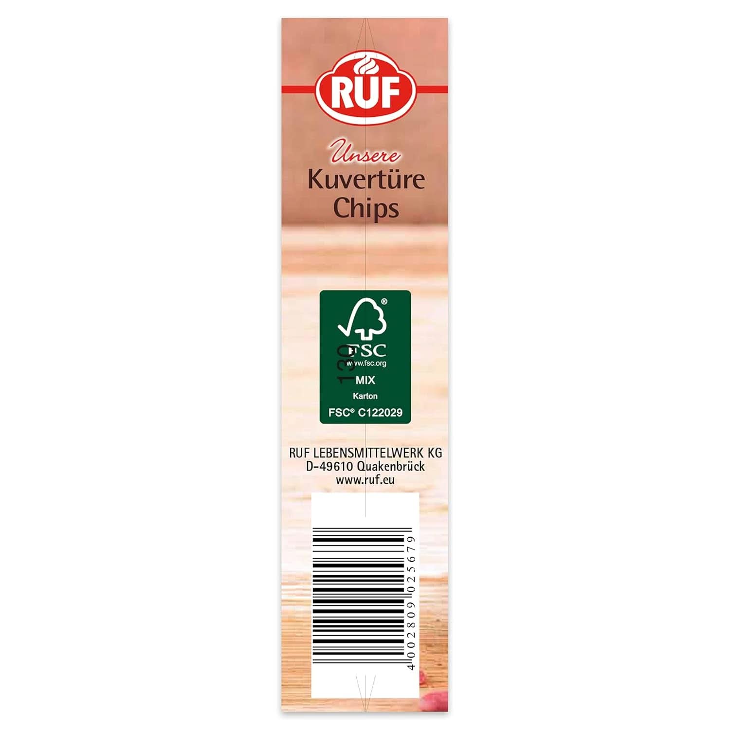 RUF Couverture Chips Ruby, 100 grame Glazuri si Decor Naty Shop