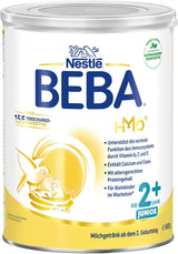 Băutură cu lapte BEBA Junior 2+ de la 2 ani, Cu HMO, Conținut de proteine adaptat vârstei, Numai lactoză, Fără ulei de palmier, Fără ulei de pește, Hrană pentru copii mici, Lapte praf pentru bebeluși, Pachet de 3 (3 x 800g)