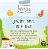MjAMjAM - Premium Nassfutter für Katzen - Chicks & Friends Box, 9er Pack (9 x 300g), getreidefrei mit extra Fleisch